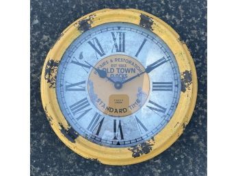 14 In. Wall Hanging Clock, May Need New Batteries
