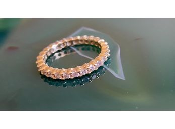 Stunning 14K Studded Ring, Size 5.75, Total Weight 0.075 Oz