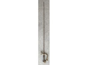 Fencing Sword With Brass Handle, 41 Inch Length
