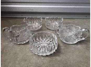 Glass Collection Of Bowls And Containers (5)