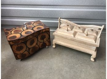 Decorative Wooden Boxes Set (2)