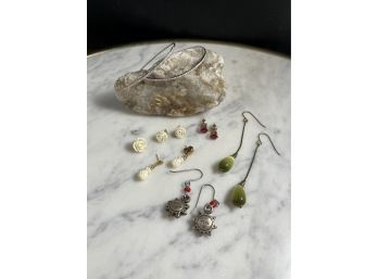Lovely And Unique Earring Assortment (dangle, Studs, Threader)