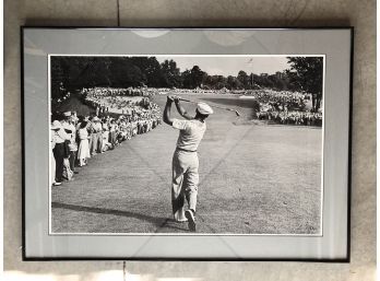 Framed  Golfer Photo From LIFE Magazine 1950 (38 X  27 1/2)