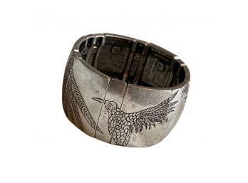 Beautiful Cuff Bracelet With Bird Design