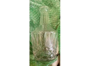 Box Of Wedgewood Crystal Decanters And Wine Glasses