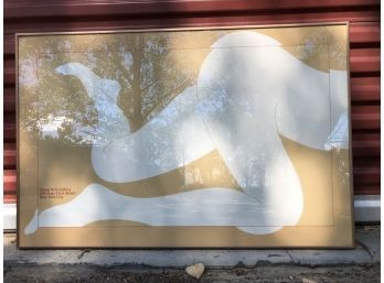 Framed Poster By Milton Glaser Big Nude 1967 (37 1/2 X 24 1/2)