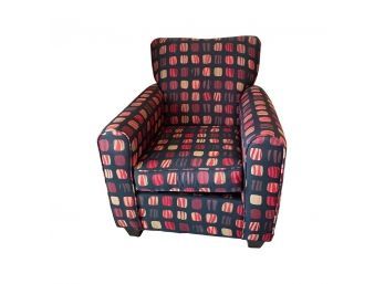 Colorful Arm Chair In Good Condition! L: 32 W: 34 H: 38