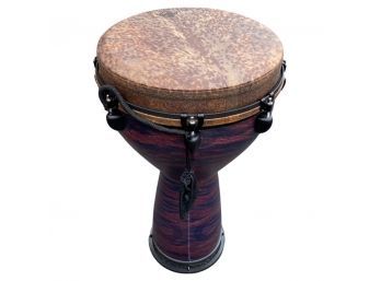REMO Skyndeep Natural Djembe With Carrying Case
