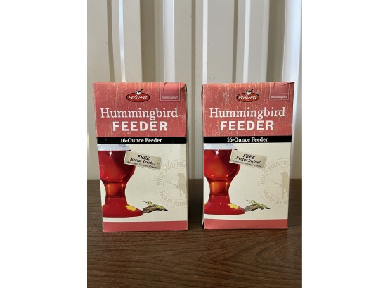 16-Ounce Hummingbird Feeder Pair (unused) Perky-Pet Brand