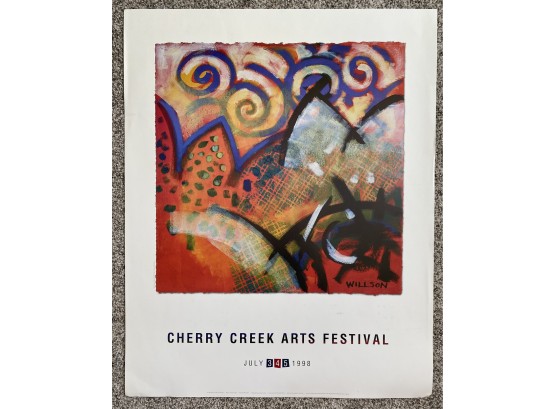 Poster From 1998 Cherry Creek Arts Festival, 24 X 30 Inches Approximately