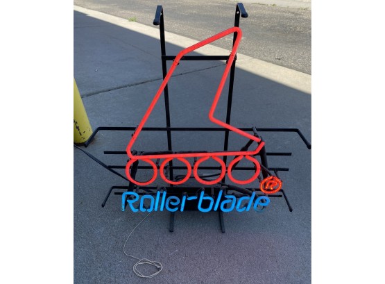 Neon Roller Blade Sign (20.25x22.5)
