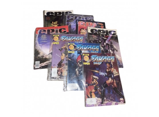 A Marvel Magazine-comic Books And Epic Illustrated. 1980s-1990s