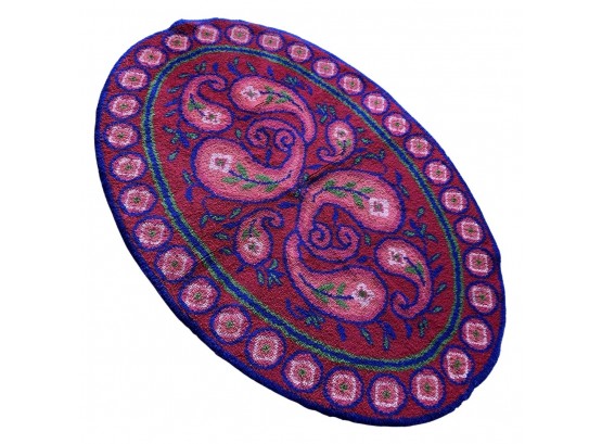 Beautiful Oval Antique Rug
