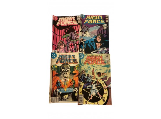 Vintage DC Comics: Night Force. Includes First Issue! 4 Count