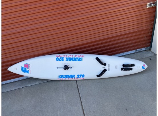 F2 Sputnik 270 World Cup Edition Surfboard With Custom Zulu Travel Case