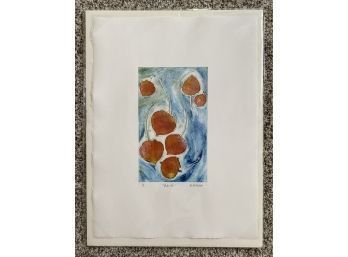 Embossed Print Signed By Artist, Adrift By M. M. Walsh No. 1/1