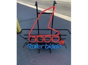 Neon Roller Blade Sign (20.25x22.5)