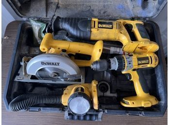 Power Tool Kit Including Cordless Drill, Reciprocating Saw, Circular Saw (adapter And Batteries Not Included)