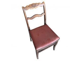 Set Of (3) Antique Solid Kumfort Folding Chairs