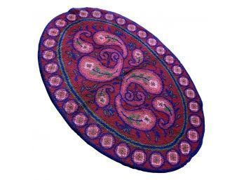 Beautiful Oval Antique Rug