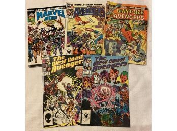 Marvel Comics! Including No. 1 From 1985. West Coast Avengers, Giant Size And More