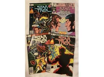 (4) Vintage Star Trek Comics, Issues 4, 11, 15, And 18