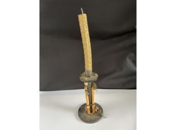 Artistic Candle Holder With Candle