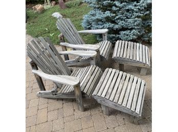 Pair Of Adirondack Lawn Chairs