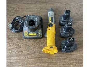 DeWalt 7.2V Heavy Duty Cordless Screwdriver With Matching 7.2V Batteries (3) And Charging Station