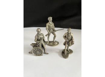 Small Colonial Figurine Collection (1 Pewter)