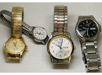 Vintage Watches: Timex, Citizen, Pulsar, And Croton - Not Tested