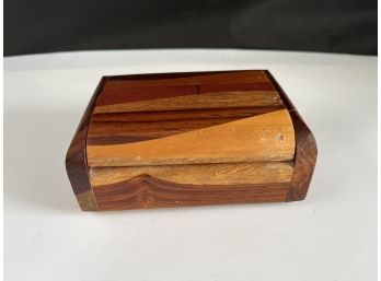 Beautifully Crafted Small Wooden Jewelry Box