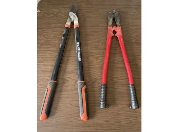 Black And Deck Garden Sheers With 24in Bolt Cutters