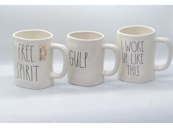 Three Mugs Rae Dunn Collection