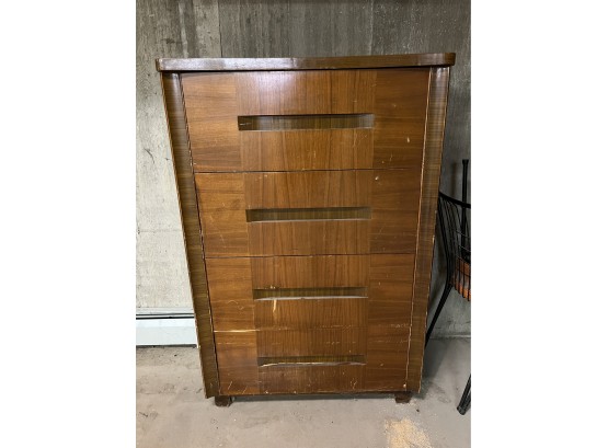 Retro Wooden Dresser With 4 Drawers (33 X 19 X 50)