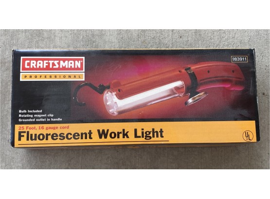 Craftsman Fluorescent Work Light With 25ft Cord