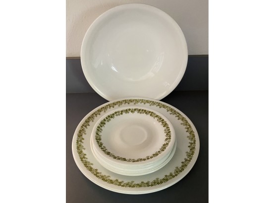 Vintage Corelle Livingware Made My Corning. Not A Complete Set