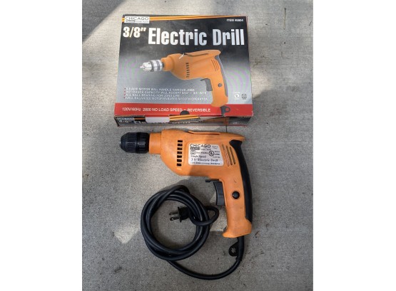 3/8 Electric Drill By Chicago Electric Power Tools