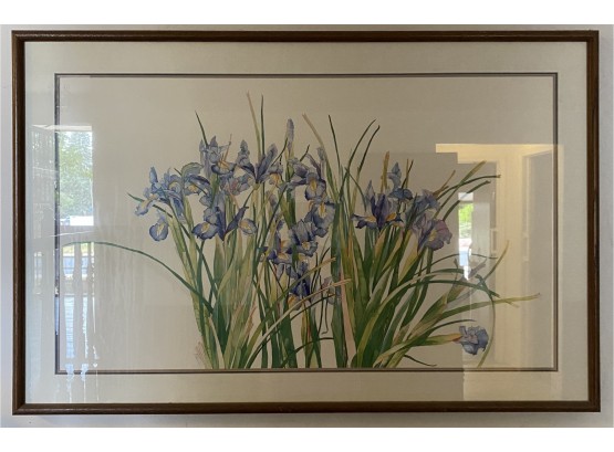 Framed Picture Of Field Flowers