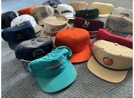 Amazing Collection Of Variety Of Hats, Good Condition!