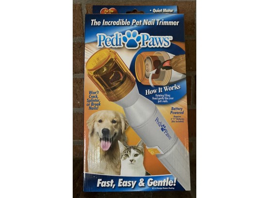 Pedi Paws Nail Trimmer, New In Box