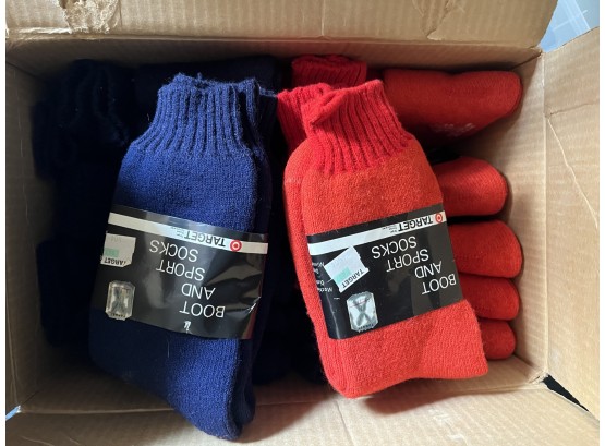 Large Thermal Sock Collection Fits Mens Size 10-13