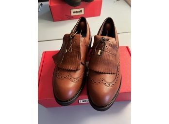 Vintage Dexters Leather Golf Shoes Never Worn  Mens Size 9 1/2