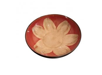 Decorative Ceramic Flower Bowl (12 Inches Wide)