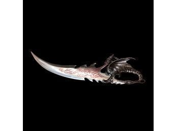Fire Dragon Craft Fantasy Knife- For Decor Use