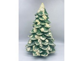 Vintage 17' Tall Premium Trim A Home Porcelain Christmas Light Up Tree