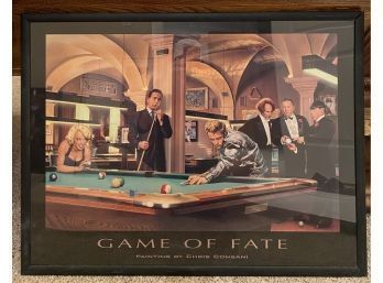 Poster, Game Of Fate By Chris Consani In 33 X 25 Inch Frame