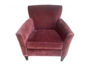 Room And Board Burgundy Red Accent Chair