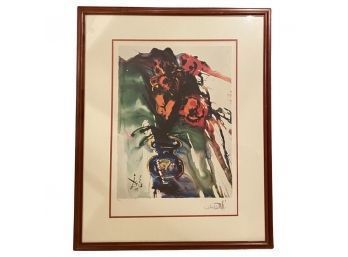 Surrealist Bouquet By Salvador Dali, Print No. 20/500, With Certificate Of Authenticity