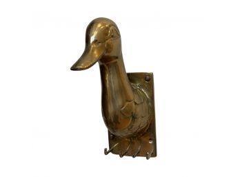 4 In. Brass Duck Head Hanger